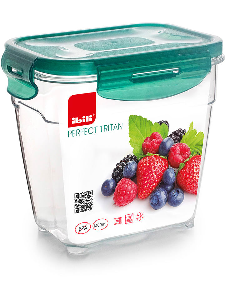 Ibili Pojemnik w kolorze zielonym - 1,4 l rozmiar: onesize