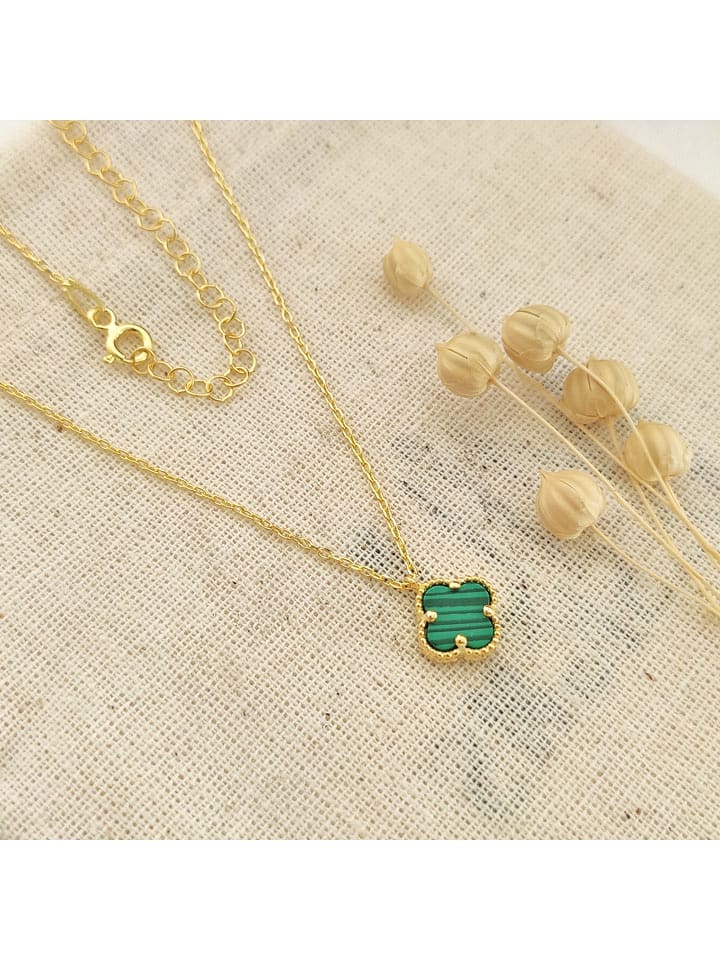 Miu Silver Pozłacany naszyjnik z zawieszką - dł. 42 cm rozmiar: onesize