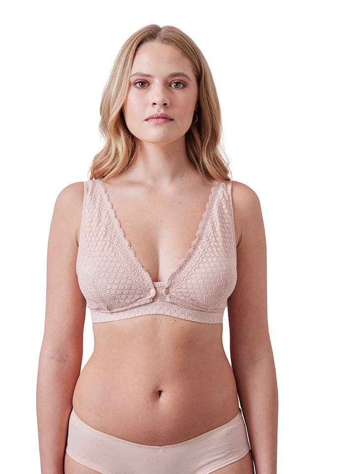 vertbaudet Biustonosz w kolorze jasnoróżowym do karmienia rozmiar: 85E