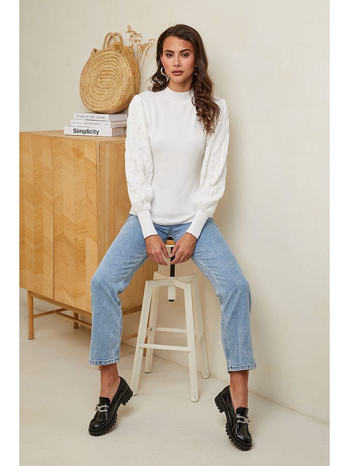 Soft Cashmere Sweter w kolorze białym rozmiar: 38/40