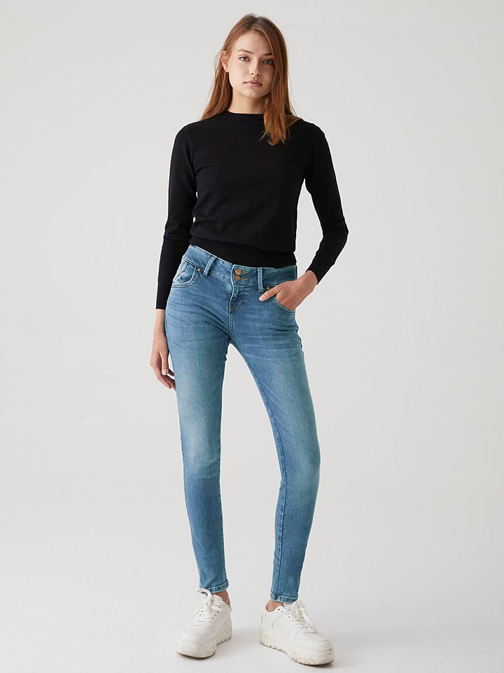 LTB Dżinsy "Maxime" - Slim fit - w kolorze niebieskim rozmiar: W25/L34