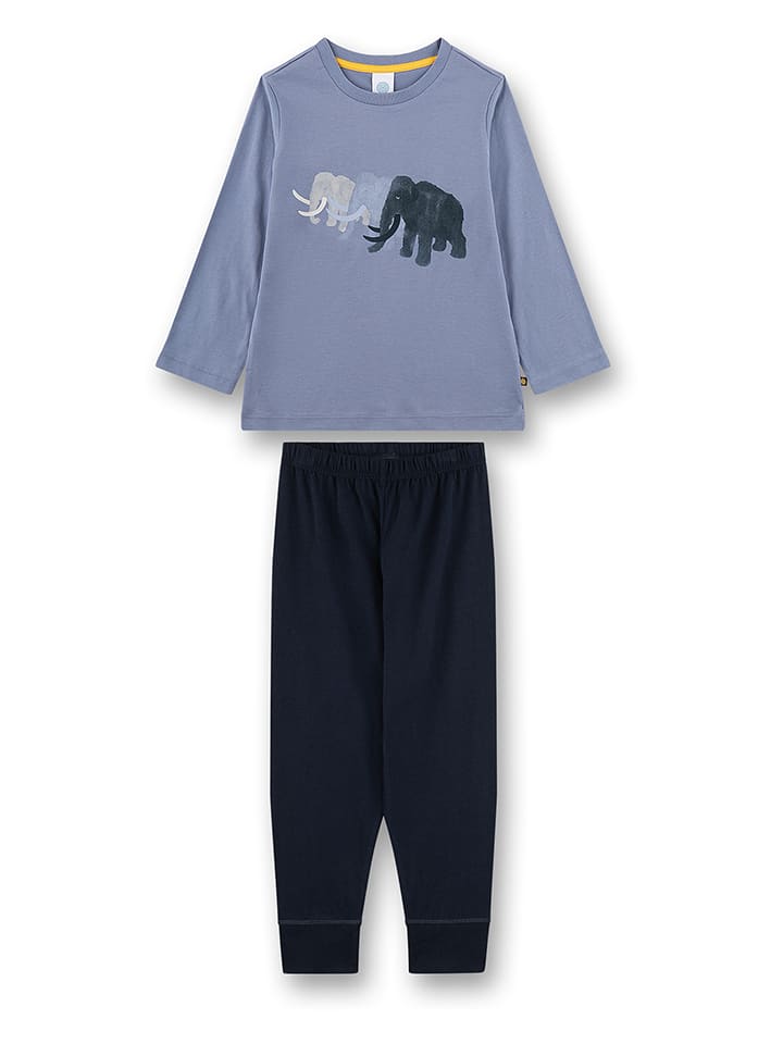 Sanetta Piżama w kolorze błękitno-granatowym rozmiar: 128