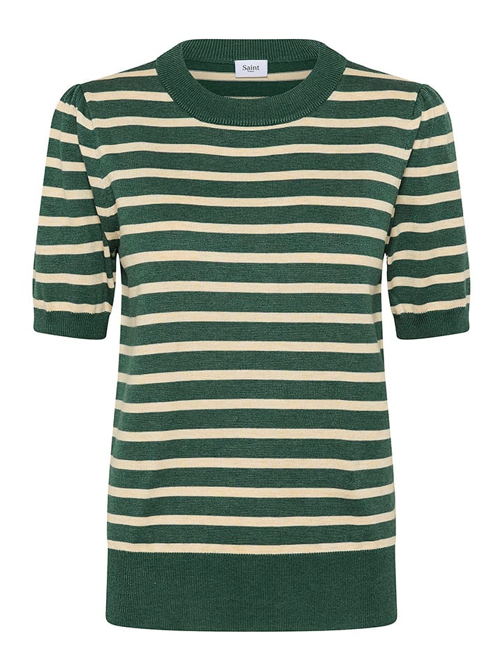 SAINT TROPEZ Koszulka dzianinowa w kolorze zielonym rozmiar: XL