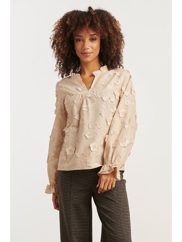 Smashed Lemon Bluzka w kolorze beżowym rozmiar: XXL