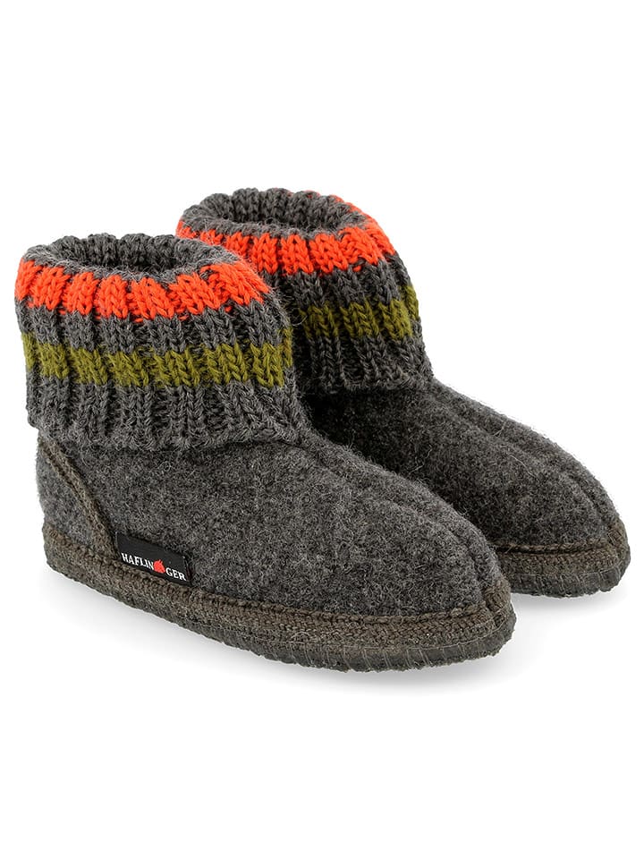 HAFLINGER Kapcie w kolorze szarym rozmiar: 35