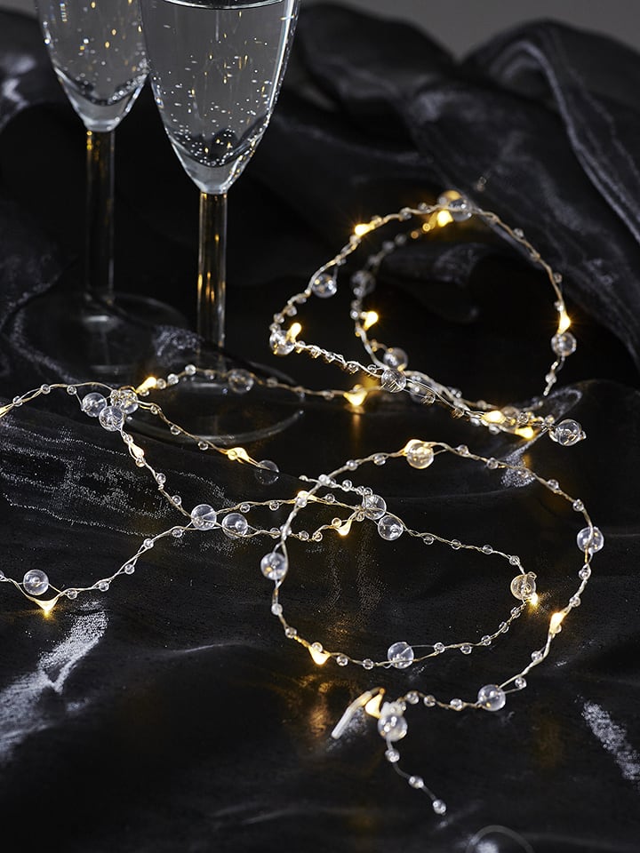 Best Season Łańcuch świetlny LED "Dew Drops" w kolorze ciepłej bieli - dł. 190 cm rozmiar: onesize