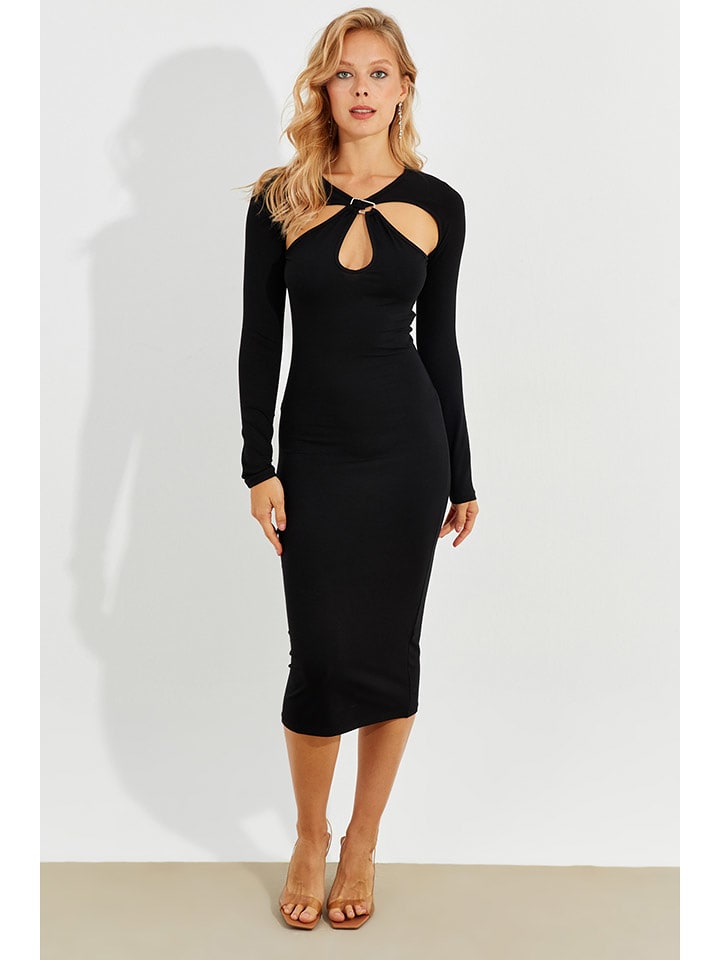 Milan Kiss Sukienka w kolorze czarnym rozmiar: L