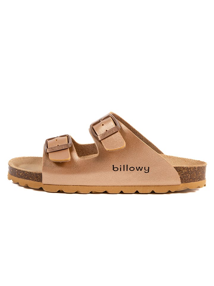 billowy Skórzane klapki w kolorze jasnoróżowym rozmiar: 32