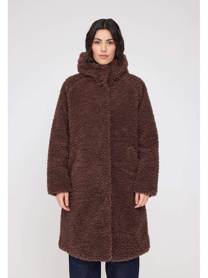 MAZINE Płaszcz przejściowy w kolorze brązowym rozmiar: S