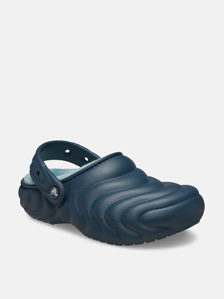 Crocs Chodaki "Classic Lined Overpuff" w kolorze granatowym rozmiar: 38/39