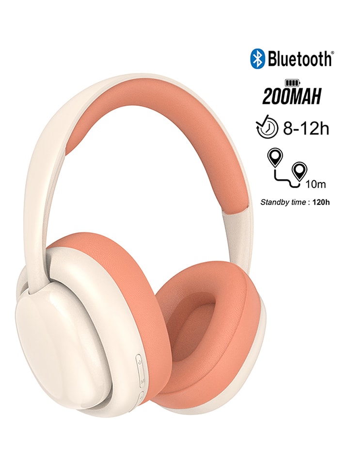 SWEET ACCESS Słuchawki Bluetooth On-Ear w kolorze pomarańczowo-kremowym rozmiar: onesize