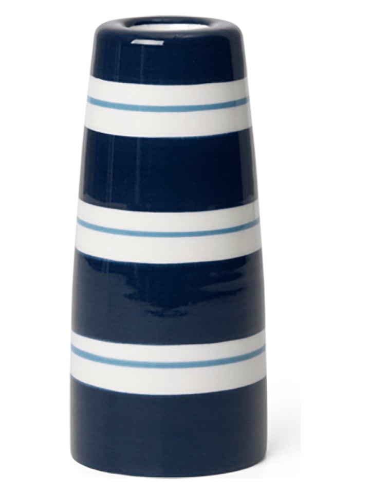 Kähler Świecznik "Omaggio Nuovo" w kolorze granatowym - wys. 12 cm rozmiar: onesize