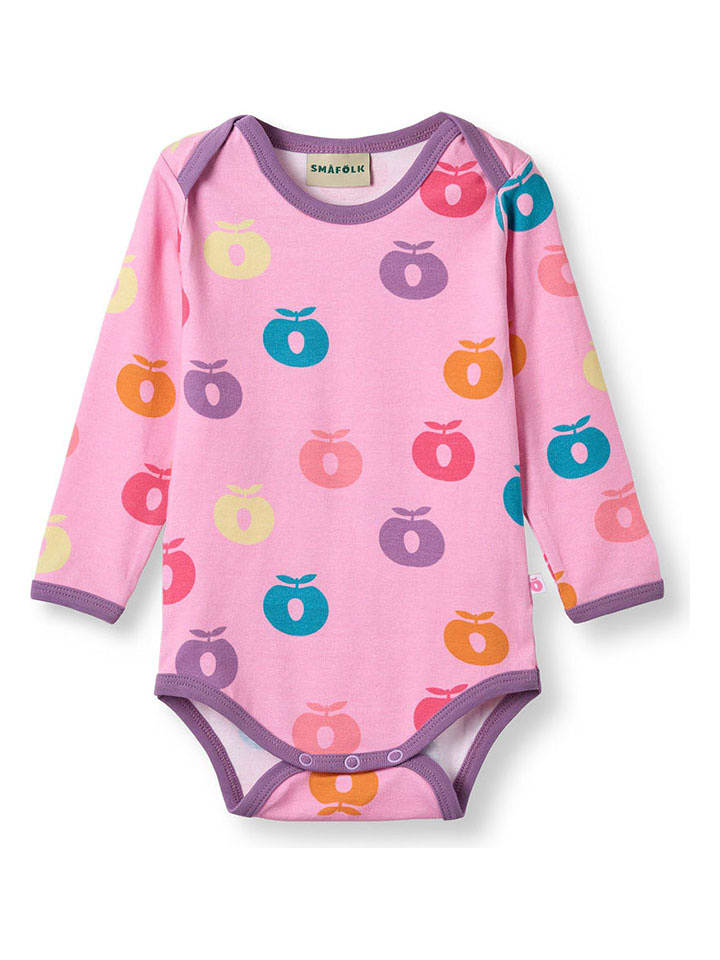 Småfolk Body w kolorze jasnoróżowym rozmiar: 92