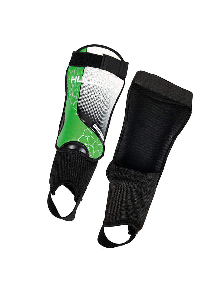 Hudora Nagolenniki w kolorze zielonym z ochroną kostki rozmiar: L