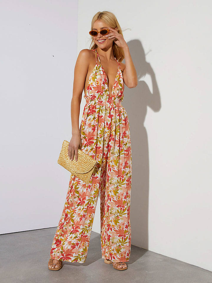 LA Angels Kombinezon w kolorze kremowo-czerwono-zielonym rozmiar: M