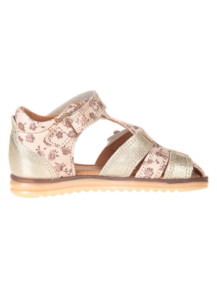 Wheat Skórzane półsandały "Sky Flower" w kolorze jasnoróżowym rozmiar: 26