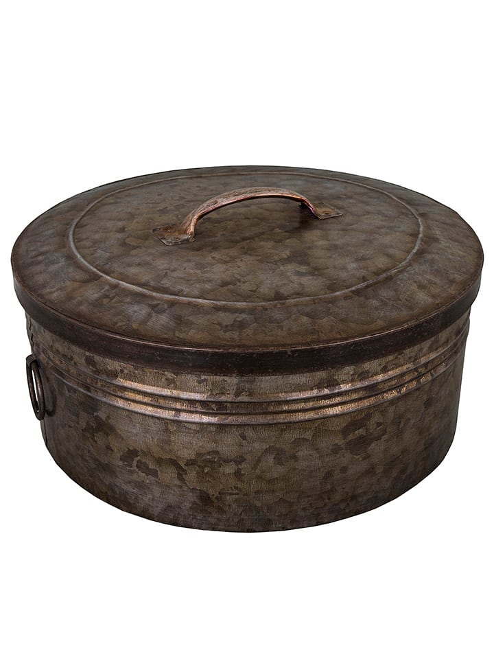 Anticline Pojemnik w kolorze brązowym do przechowywania - wys. 16 x Ø 37 cm rozmiar: onesize