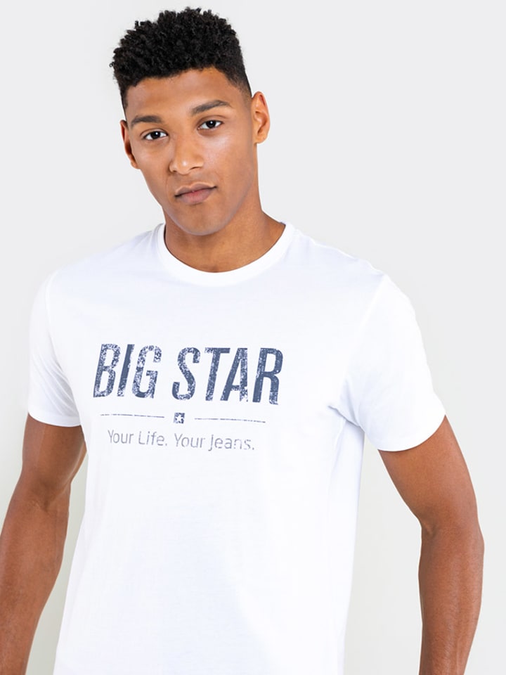 BIG STAR Koszulka w kolorze białym rozmiar: 4XL