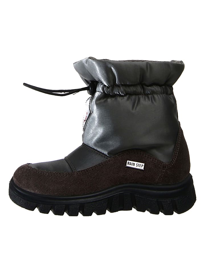 Naturino Botki zimowe "Varna" w kolorze antracytowym rozmiar: 21