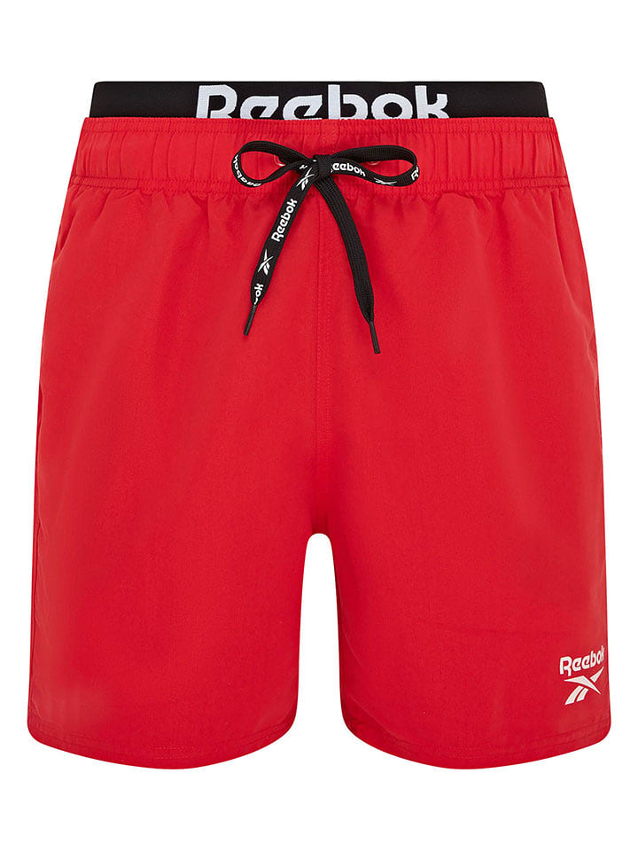 Reebok Szorty kąpielowe "Todd" w kolorze czerwonym rozmiar: M