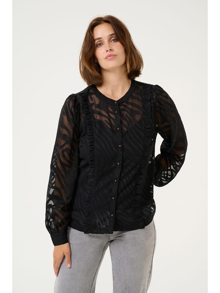 Cream Bluzka "Yana" w kolorze czarnym rozmiar: 40