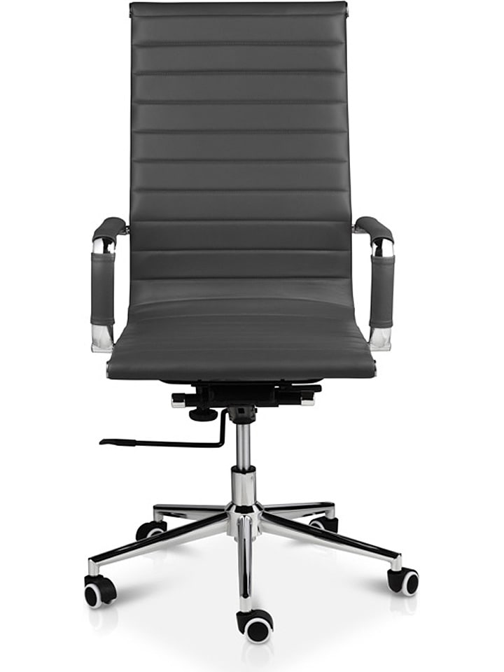 Lifa Living Krzesło biurowe "Brisbane" w kolorze antracytowym - 55 x 115 x 47 cm rozmiar: onesize