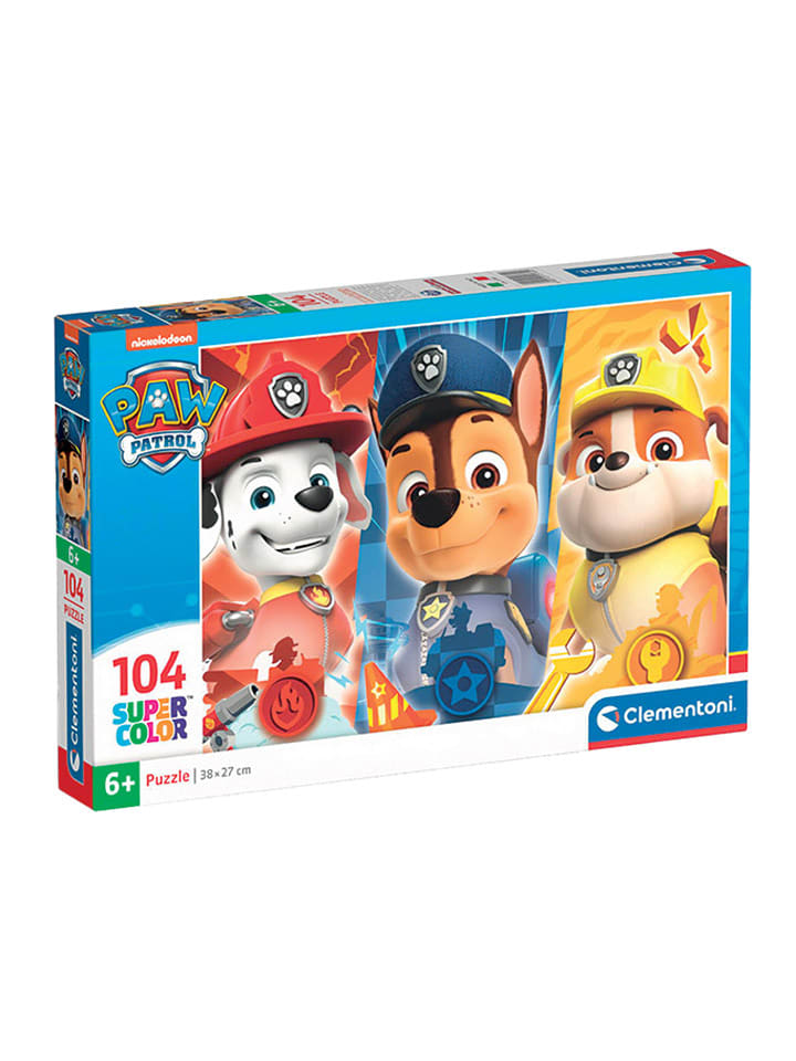 Clementoni 104-częściowe puzzle "Psi Patrol" - 6+ rozmiar: onesize