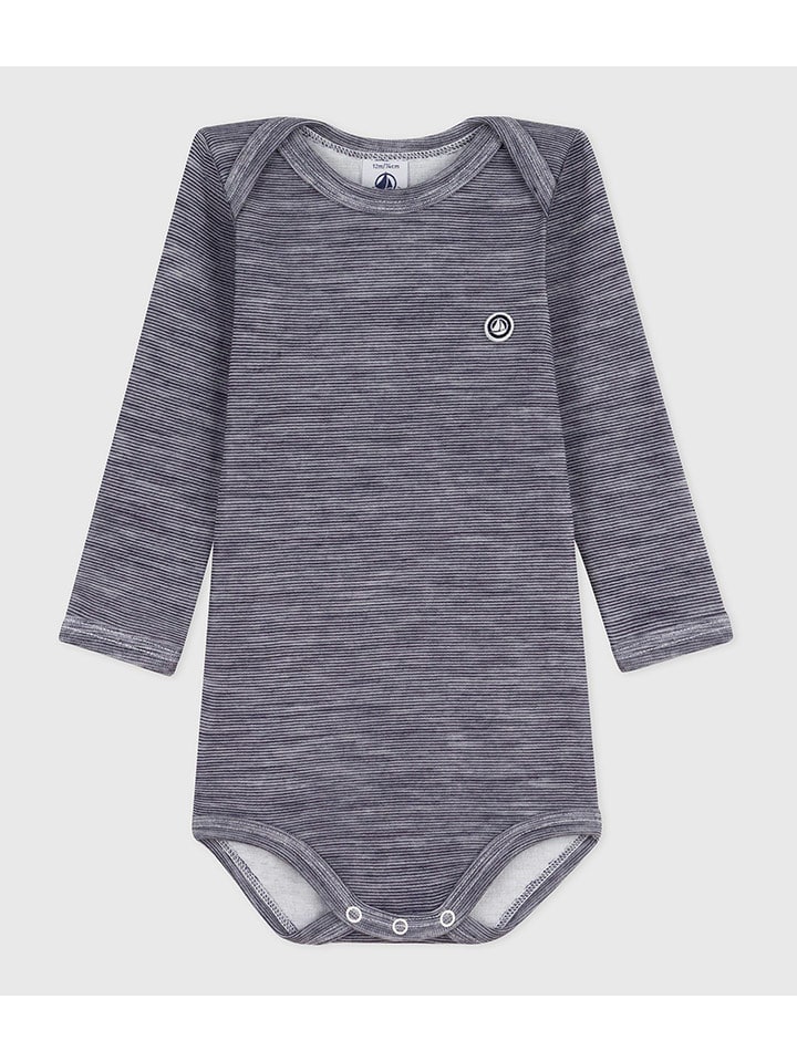 PETIT BATEAU Body w kolorze antracytowym rozmiar: 80