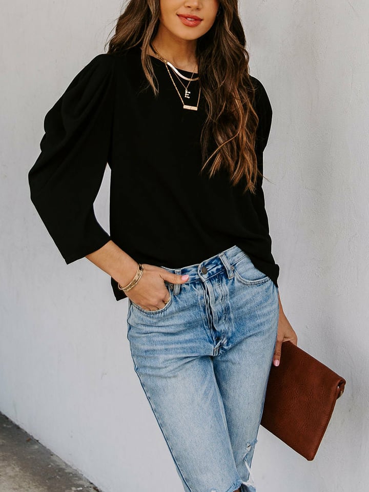 Milan Kiss Bluzka w kolorze czarnym rozmiar: S