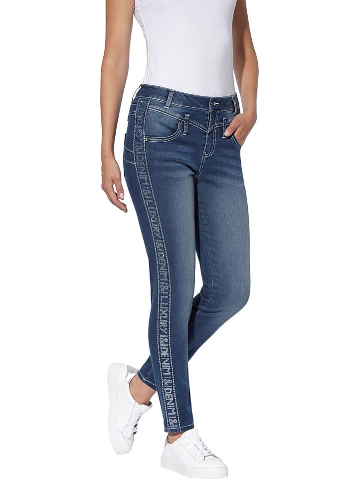 Heine Dżinsy w kolorze niebieskim rozmiar: 36