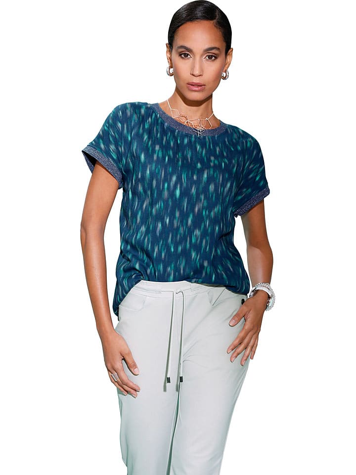 Heine Bluzka w kolorze niebiesko-zielonym rozmiar: 42