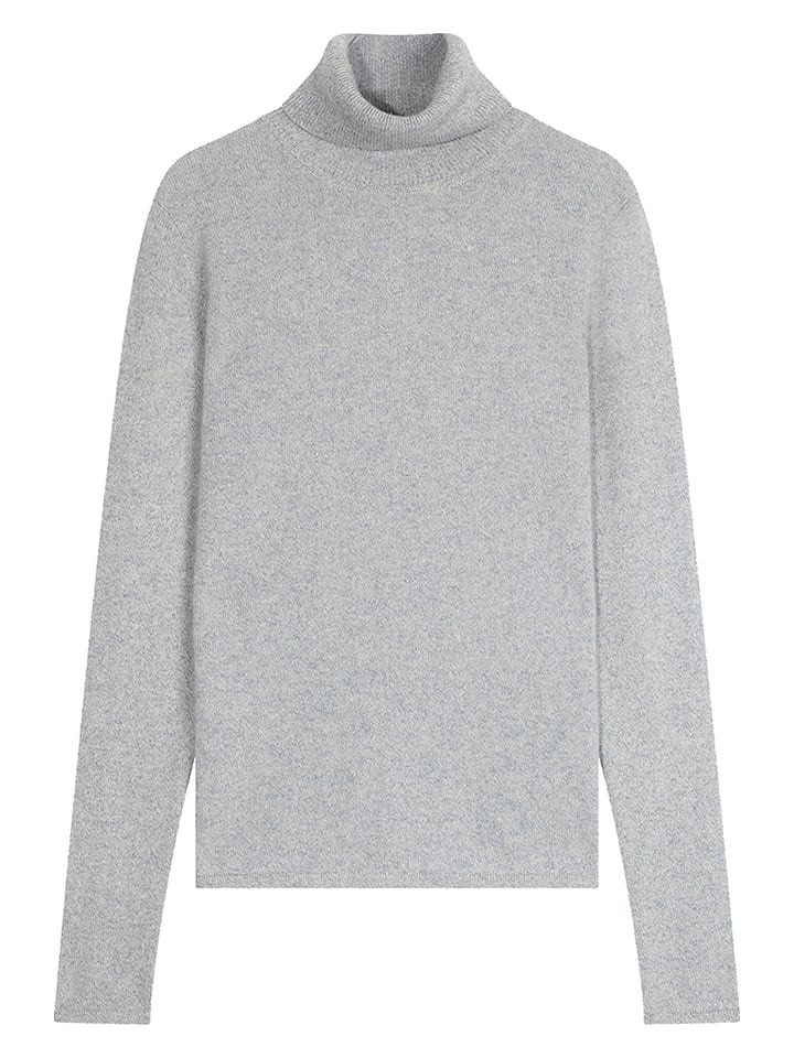 Perfect Cashmere Kaszmirowy golf "Bise" w kolorze szarym rozmiar: S