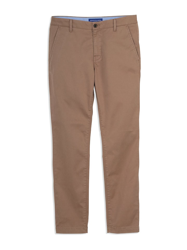 Scotch & Soda Spodnie chino w kolorze jasnobrązowym rozmiar: W36/L32