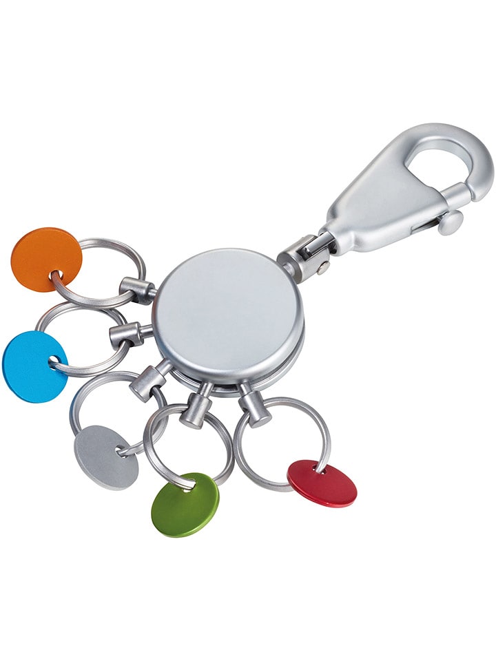 Troika Brelok w kolorze srebrnym ze worem do kluczy rozmiar: onesize