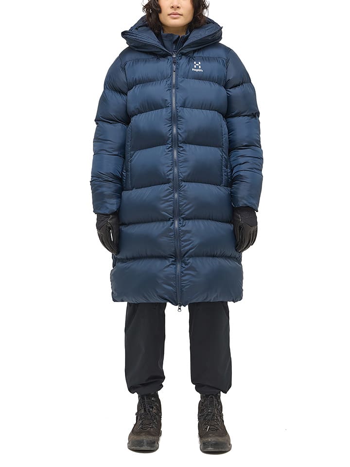 Haglöfs Płaszcz zimowy "Long Mimic" w kolorze granatowym rozmiar: XS