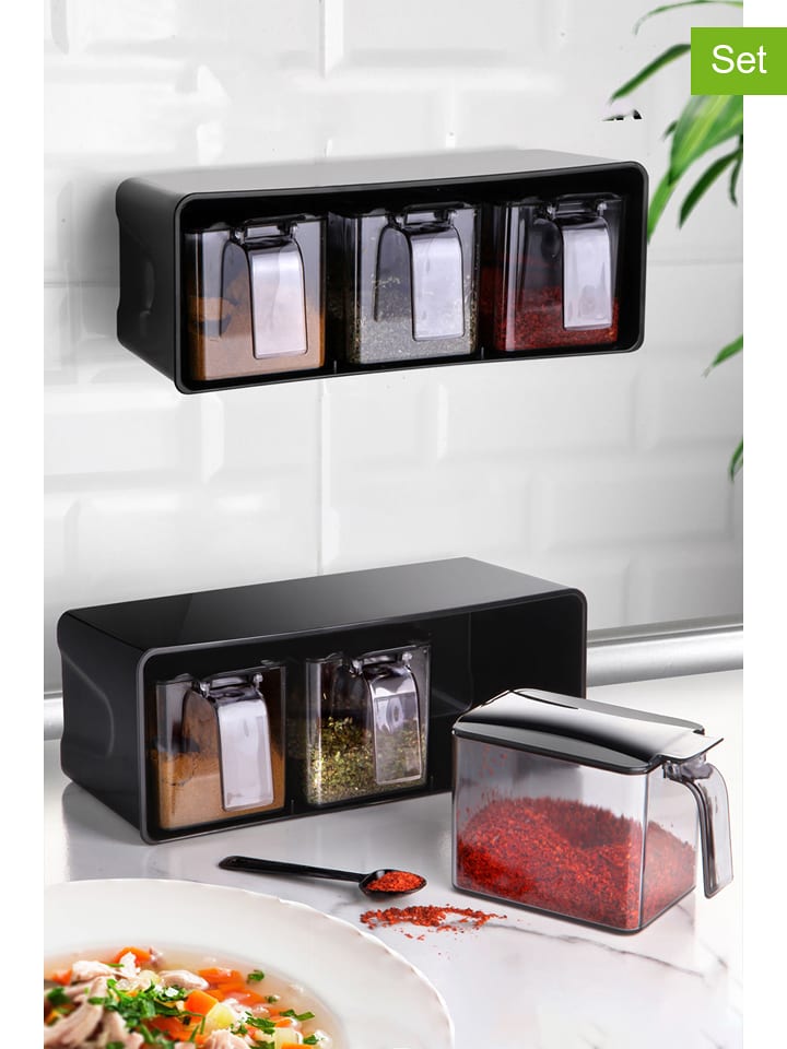 Violeta Home 7-częściowy zestaw w kolorze czarnym rozmiar: onesize