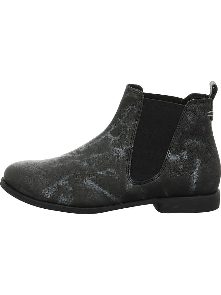 Think! Skórzane sztyblety w kolorze czarnym rozmiar: 37,5