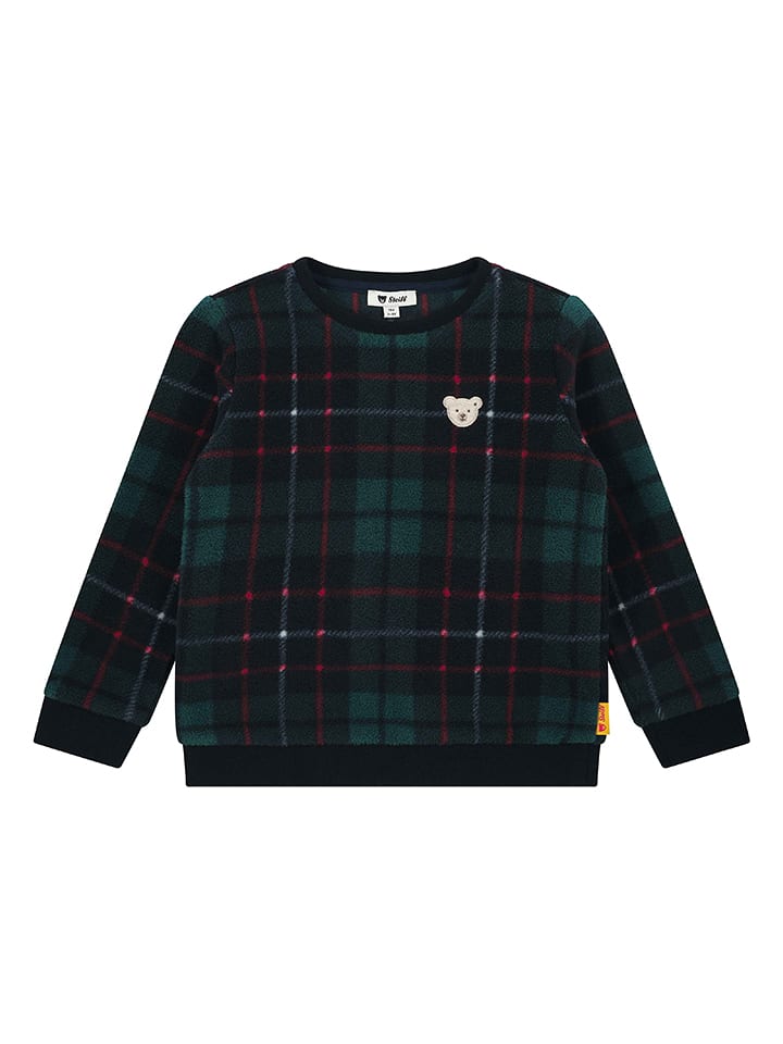 Steiff Bluza polarowa w kolorze zielonym rozmiar: 98