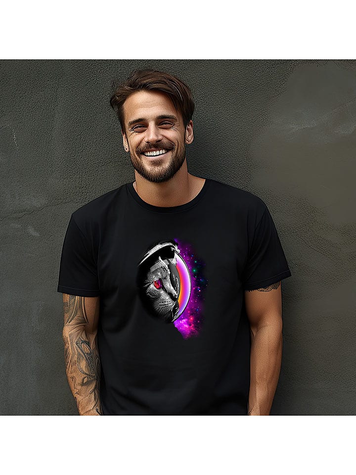 WOOOP Koszulka "Infinity" w kolorze czarnym rozmiar: S