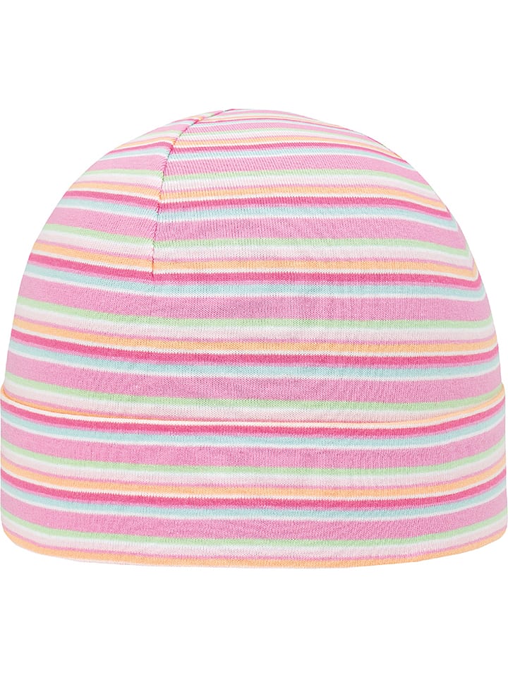 Döll Czapka w kolorze jasnoróżowym ze wzorem rozmiar: 55 cm