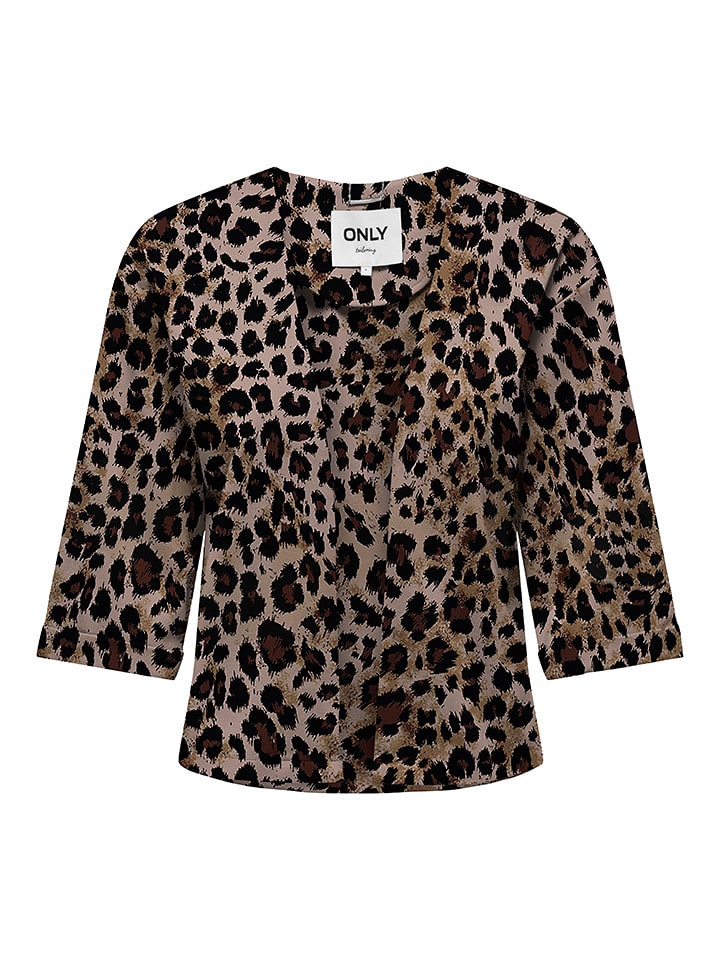 ONLY Blezer "Poptrash" w kolorze jasnobrązowo-czarnym rozmiar: M