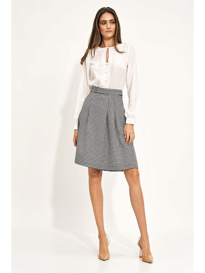 Nife Spódnica w kolorze czarno-białym rozmiar: 44