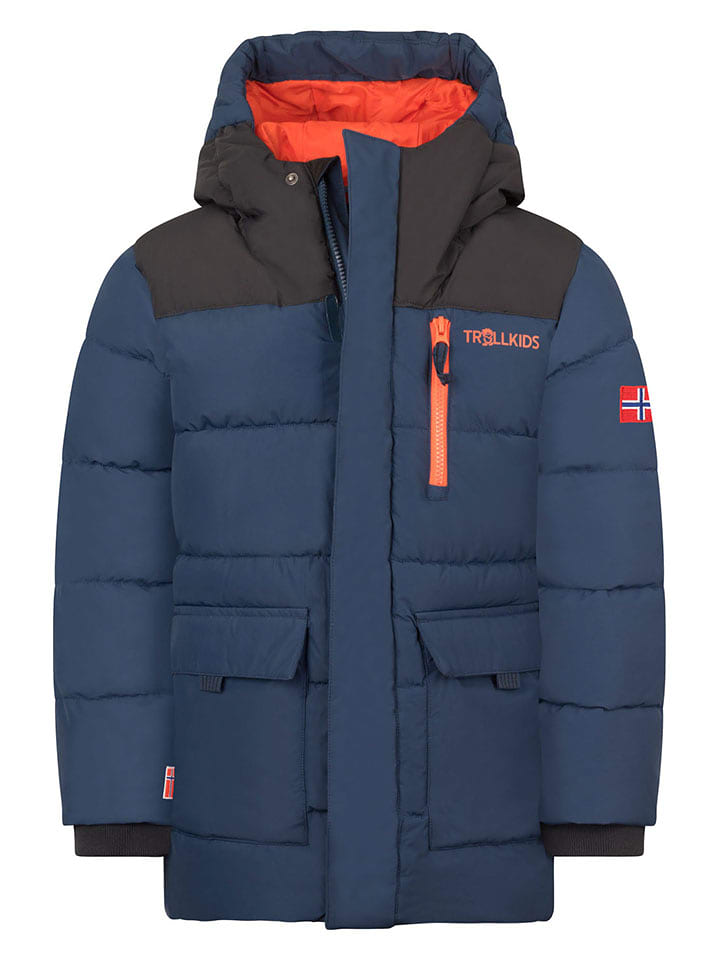 Trollkids Parka "Torsvag" w kolorze granatowym rozmiar: 110