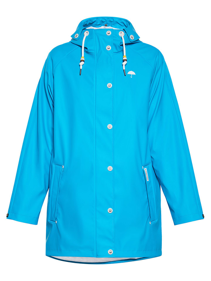 Schmuddelwedda Płaszcz przeciwdeszczowy w kolorze błękitnym rozmiar: M/L