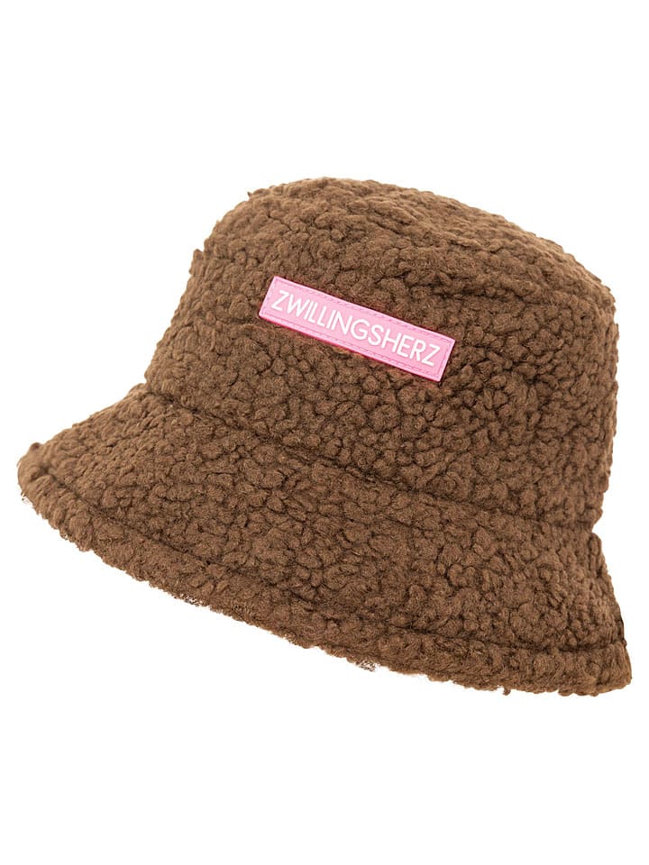Zwillingsherz Kapelusz w kolorze jasnobrązowym rozmiar: onesize
