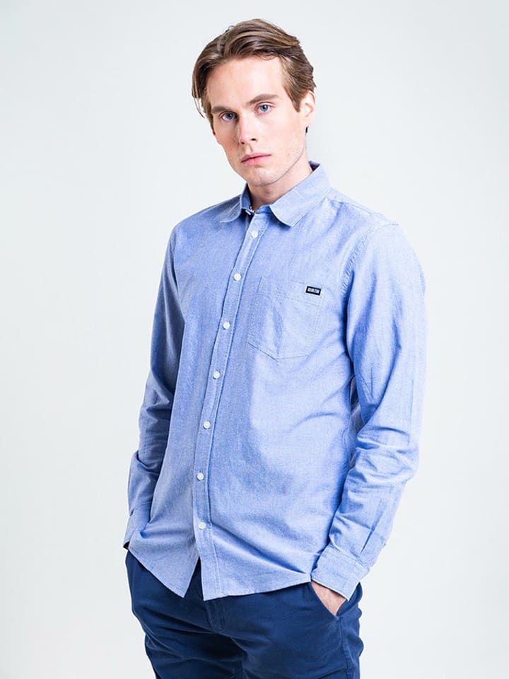 BIG STAR Koszula - Regular fit - w kolorze błękitnym rozmiar: 3XL