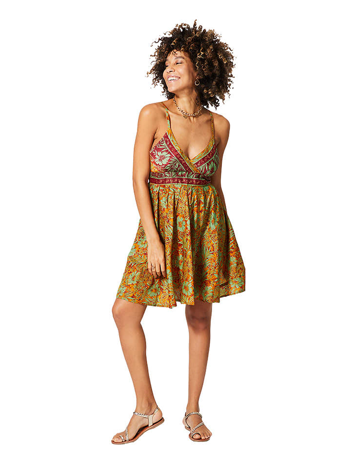 Ipanima Sukienka w kolorze pomarańczowo-zielonym rozmiar: 34/36