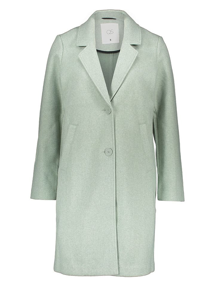 s.Oliver Płaszcz przejściowy w kolorze zielonym rozmiar: S