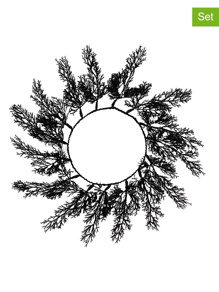 amscan Podkładki stołowe (4 szt.) w kolorze czarnym rozmiar: onesize