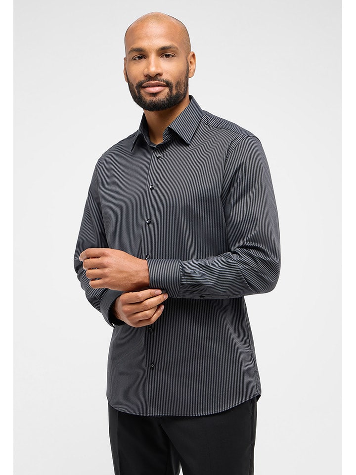 Eterna Koszula - Modern fit - w kolorze antracytowym rozmiar: 43